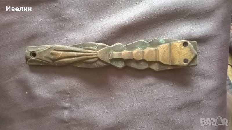 бронзова апликация,обов, снимка 1