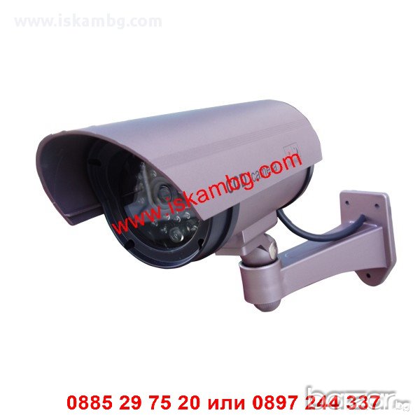 Фалшива камера за видеонаблюдение ГОЛЯМА - код 1100, снимка 1