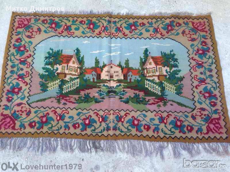 Оригинален Котленски ковьор за стена от първата пол.на ХХв., снимка 1