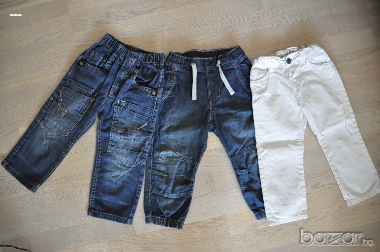 3 чифта дънки 86см. ZARA ,H&M, снимка 1