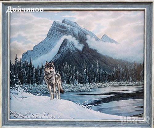 Вълк, картина за ловци, снимка 1