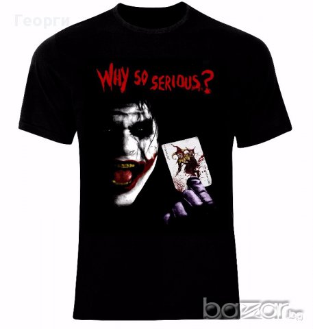 Батман Жокер Batman Dark Knight The Joker Тениска Мъжка/Дамска S до 2XL, снимка 1 - Тениски - 14034670