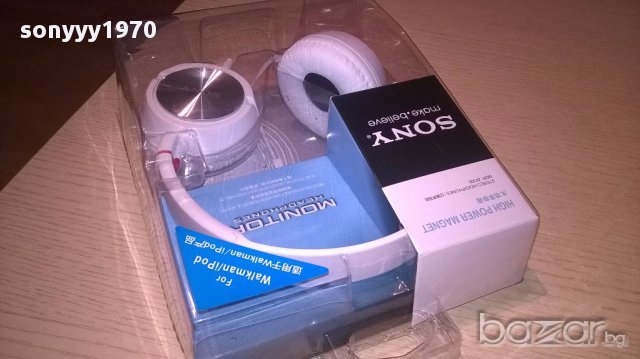 Sony mdr-zx300 stereo headphones-в бяло-нови слушалки, снимка 4 - Слушалки и портативни колонки - 18029744