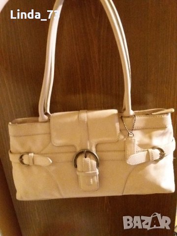 Дам.чанта-"ESPRIT"-/ест.кожа/,цвят-пудра. Закупена от Германия., снимка 4 - Чанти - 21698602
