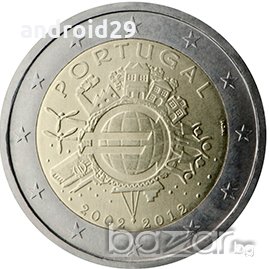 2 Евро монети (възпоменателни) емитирани 2012г(10-та годишнина от въвеждането на еврото), снимка 17 - Нумизматика и бонистика - 16027773