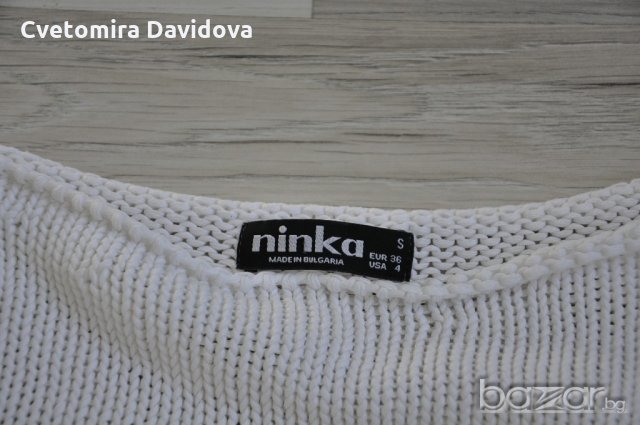 Бял пуловер , снимка 3 - Блузи с дълъг ръкав и пуловери - 19791784