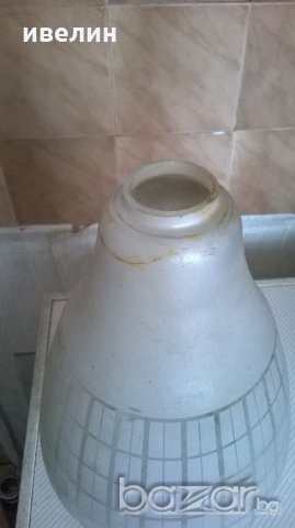 старо стъкло за полилей-арт деко, снимка 3 - Полилеи - 18761914