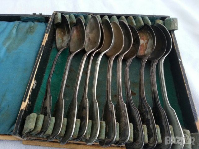 Немски  посребрени лъжички , снимка 2 - Антикварни и старинни предмети - 23556702