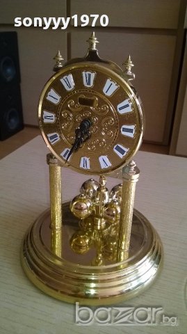 Ретро марков немски часовник-в цвят злато-внос швеицария, снимка 9 - Стенни часовници - 17559879