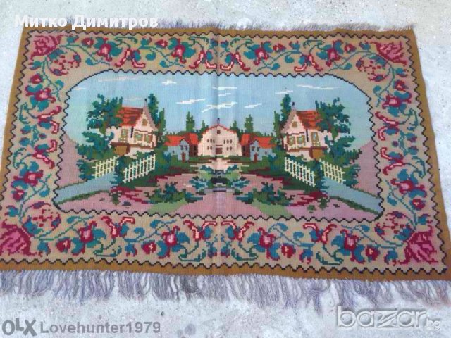 Оригинален Котленски ковьор за стена от първата пол.на ХХв., снимка 1