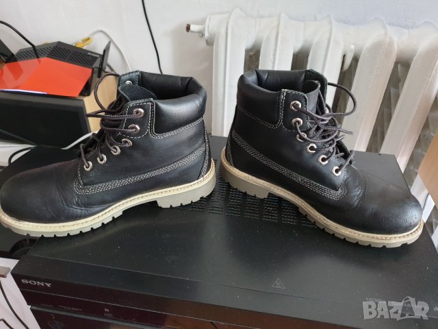 кожени боти Timberland, снимка 3 - Детски боти и ботуши - 24676145