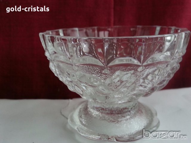 кристални купички за ядки сладолед сосове , снимка 14 - Антикварни и старинни предмети - 20415858