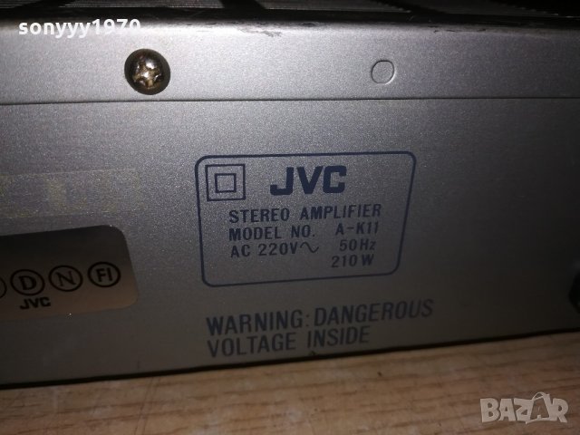 jvc a-k11 stereo amplifier-внос швеицария, снимка 17 - Ресийвъри, усилватели, смесителни пултове - 21694830