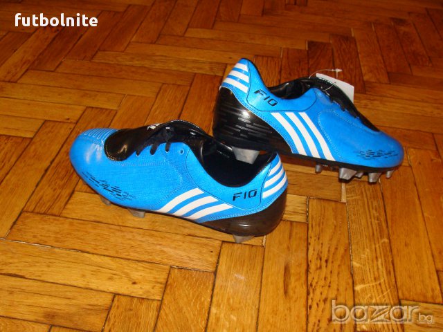 Адидас Футболни Обувки Нови Бутонки Adidas F10i Blue Football Boots 45, снимка 2 - Маратонки - 12231062