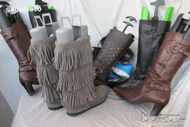 нови MINNETONKA original дамски ботуши, 40 - 41, 100% висококачествен естествен набук,GOGOMOTO.BAZAR, снимка 14 - Дамски ботуши - 21069746