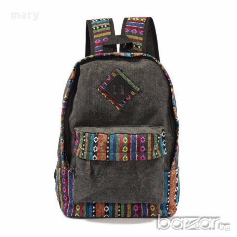 синя винтидж раница, снимка 13 - Раници - 17988433