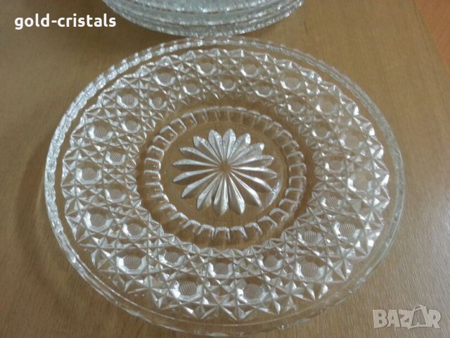 кристални чинии, снимка 3 - Антикварни и старинни предмети - 25979129
