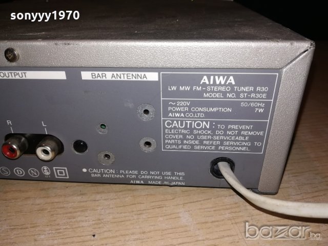 aiwa stereo tuner-made in japan-внос швеицария, снимка 9 - Ресийвъри, усилватели, смесителни пултове - 21123960