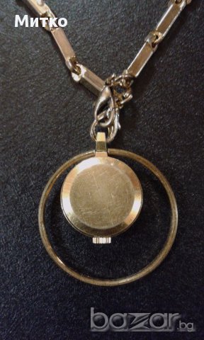 Часовник механичен "Чайка" позлатен., снимка 4 - Антикварни и старинни предмети - 16468458