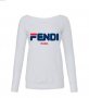 Дамска блузка Fendi white, снимка 1 - Блузи с дълъг ръкав и пуловери - 24118569