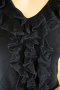 RALPH LAUREN Petite дамска блуза черна, снимка 5
