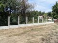 Бетонен фундамент за ограда и мрежа, снимка 8