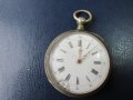 стар сребърен джобен часовник , снимка 1 - Антикварни и старинни предмети - 23508968