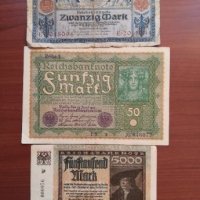 Немски банкноти, снимка 2 - Нумизматика и бонистика - 22069683