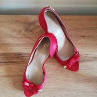 Червени секси обувки Bianki, снимка 3 - Дамски обувки на ток - 21278908