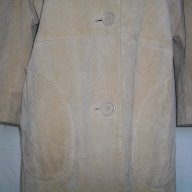 Манто или преходно палто от естествен велур ”Piano woman” / голям размер , снимка 5 - Палта, манта - 15398855