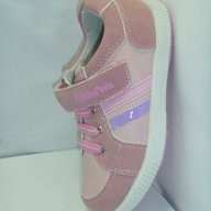 Детски обувки APAWWA розови, ластик и лепенка, стелка – ест. кожа, снимка 2 - Детски маратонки - 13895724
