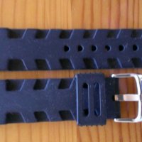 Каишки - черни дайвър -Нови 22мм., снимка 1 - Каишки за часовници - 20116205