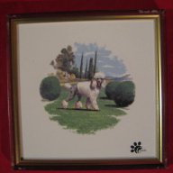 Картини-кучета-порцелан Англия, снимка 2 - Антикварни и старинни предмети - 12825052