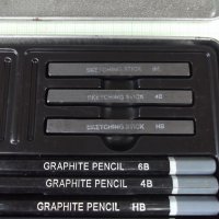 Графити правоъгълни и моливи за рисуване комплект, снимка 4 - Ученически пособия, канцеларски материали - 26007067