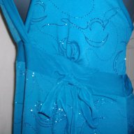 Тюркоазена туника с гол гръб "Orsay"orginal / голям размер brand, снимка 2 - Туники - 14612377