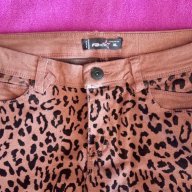 Кафяв панталон, шарка леопард, снимка 2 - Панталони - 17933510