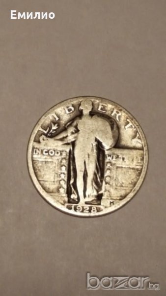 USA 1928 Philadelphia Quarter Dollar, снимка 1