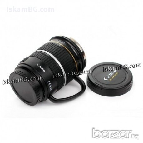 Термо Чаша Обектив Canon - код С ДРЪЖКА, снимка 1