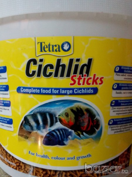 Насипна храна за рибки на тетра за цихлиди, снимка 1