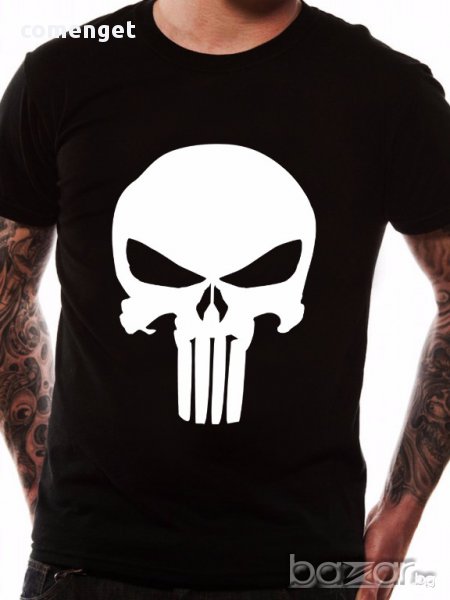 NEW! Мъжка тениска THE PUNISHER със SKULL ЧЕРЕП принт! Поръчай модел С Твоя Снимка или идея!, снимка 1
