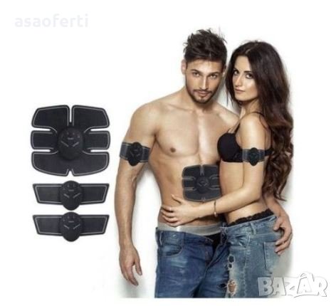 Уред за стягане на мускулите, отслабване и масаж Smart fitness EMS, снимка 1
