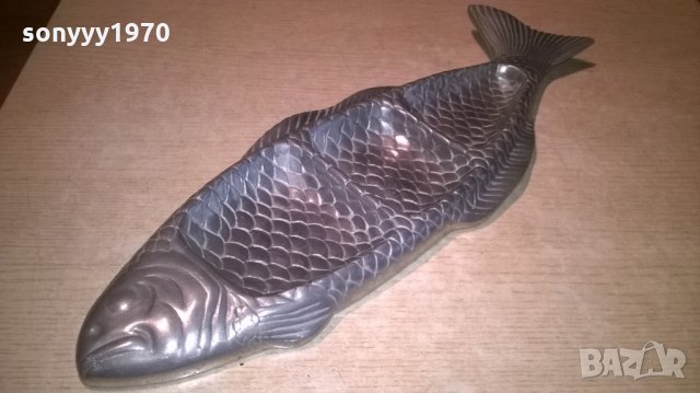 голяма риба-ретро колекция-масивна-50х17см-внос швеция, снимка 6 - Колекции - 25384425