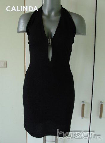 Черна секси рокля , снимка 4 - Рокли - 13163991