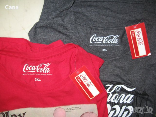 Тениски COCA  COLA   мъжки,2ХЛ и 3ХЛ, снимка 1 - Тениски - 21580940