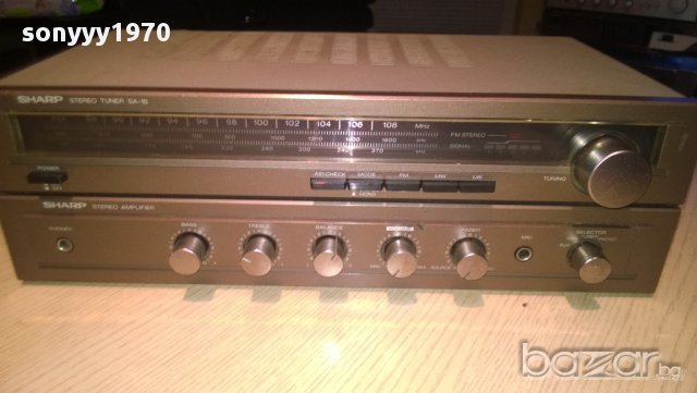 sharp sa-10hb-stereo receiver-160w-made in japan-внос швеицария, снимка 6 - Ресийвъри, усилватели, смесителни пултове - 8928301