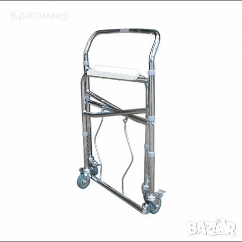 Комбиниран стол за баня и тоалет Mobilux MCT-10, БЕЗ доплащане, снимка 2 - Инвалидни колички, помощни средства - 22230268