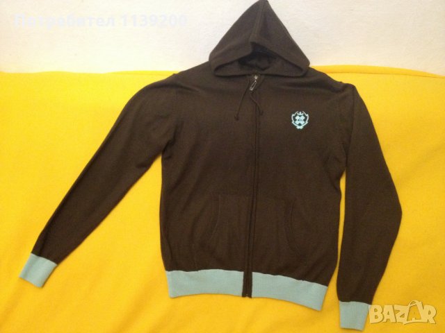 Quicksilver М мъжки суичър жилетка с цип и качулка , снимка 3 - Суичъри - 23995631