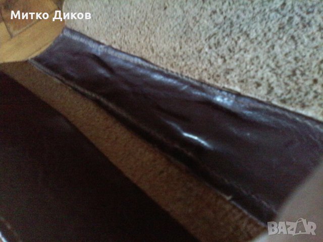 Чанта за принадлежности АУЗ естествена кожа, снимка 7 - Чанти - 21675037
