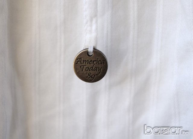 America Today дамски потник топ бял, снимка 4 - Корсети, бюстиета, топове - 20606718