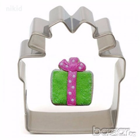 Подарък с пандела метална форма резец украса бисквитки фондан